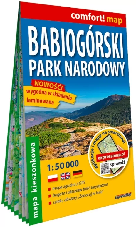 Comfort! map Babiogórski Park Narodowy 1:50 000 - tantis.pl