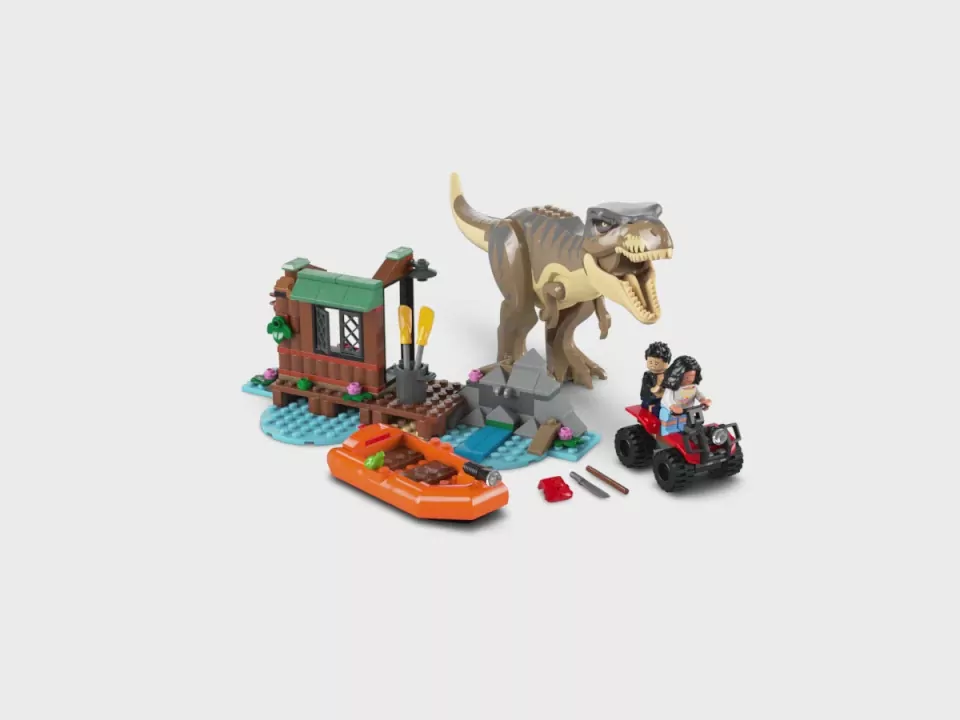 LEGO® Jurassic World. Ucieczka rzeką przed tyranozaurem 76975 - tantis.pl