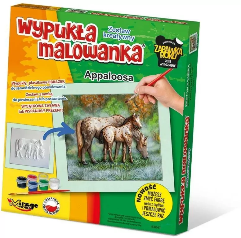 Wypukła malowanka. Konie Appaloosa - tantis.pl