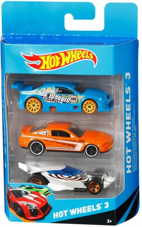 Hot Wheels. Samochodziki. Trzypak - tantis.pl