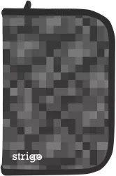 Strigo. Piórnik szkolny z dwiema klapami. Blocks