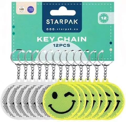 Brelok odblaskowy 7cm Emot - tantis.pl