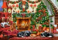 Puzzle 500. Cozy Fireplace. B-54060 - tantis.pl