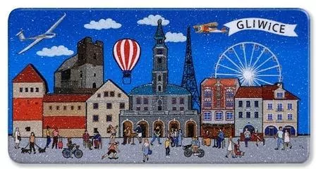 Magnes I love Poland Gliwice ILP-MAG-C-GLIW-01 - tantis.pl