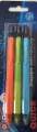 Długopis automatyczny trójkątny Colorful Pen Astra 0.6 mm blister 3 sztuki - tantis.pl