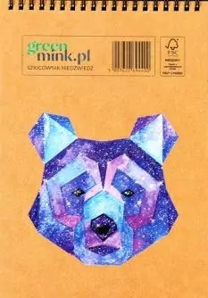 Szkicownik na spirali. Niedźwiedź SZ03 - tantis.pl
