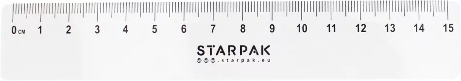 Linijka 15cm, plastikowa - tantis.pl