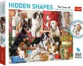 Puzzle 1043. Hidden Shapes Psia zabawa TREFL - tantis.pl