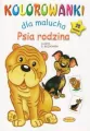 Psia rodzina. Kolorowanki dla maluchów - tantis.pl