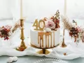 Świeczka urodzinowa liczba 40 złota 7,5cm - tantis.pl