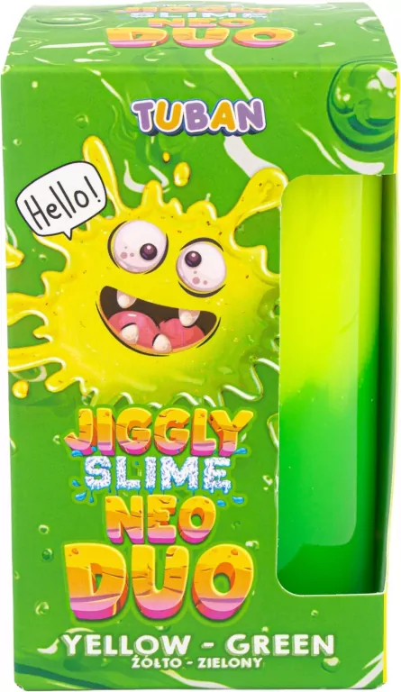 Jiggly Slime Neo Duo żółto-zielony - tantis.pl