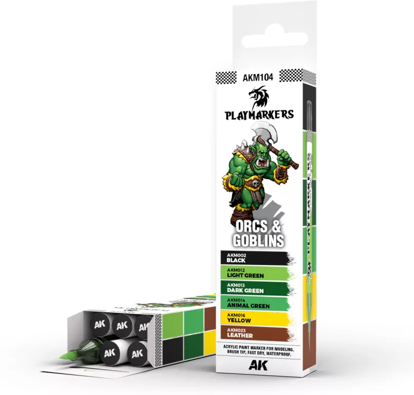 AK Interactive: Playmarkers - Orcs & Goblins (6) - tantis.pl