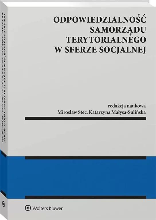 Odpowiedzialność samorządu terytorialnego w sferze socjalnej - tantis.pl