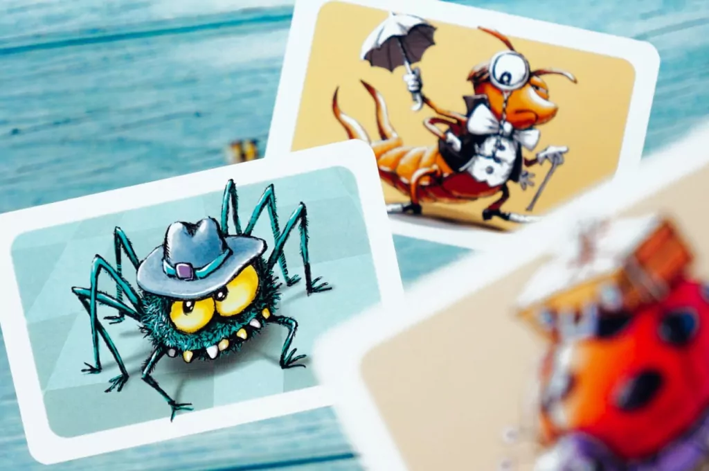 Hotel pod pajęczą siecią. Gra karciana o zakwaterowaniu owadów w hotelu. MUDUKO - tantis.pl