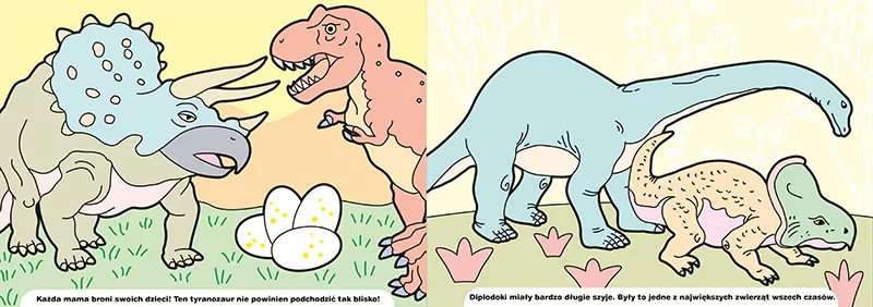 Dinozaury. Malujemy wodą - tantis.pl