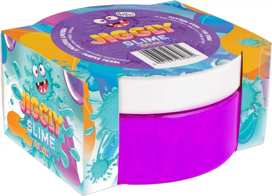 Jiggly Slime fioletowy perłowy 200g TUBAN - tantis.pl