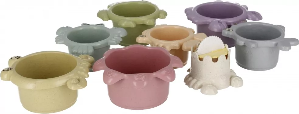 Kubeczki do układania 2w1 wieża BAM BAM - tantis.pl