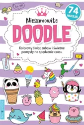 Niesamowite Doodle. Kolorowanka z naklejkami