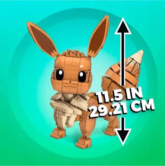 Klocki. Pokemon do zbudowania. Duży Eevee - tantis.pl