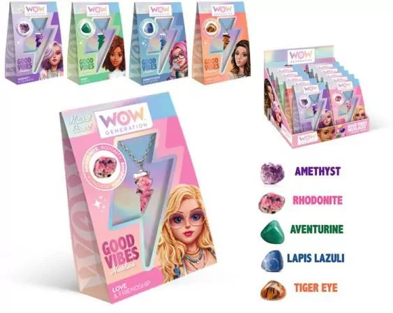 Kids Euroswan. Naszyjnik z kamieniami. Mix, 1 sztuka - tantis.pl