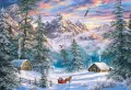 Puzzle 1000 Mountain Christmas CASTOR - tantis.pl