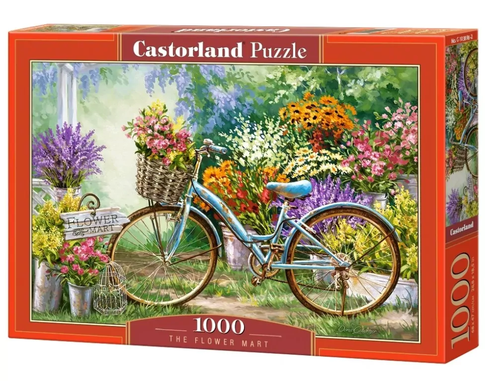 Puzzle 1000. Kwiatowy targ - tantis.pl