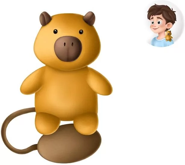 Maskotka na magnes Capybara - tantis.pl