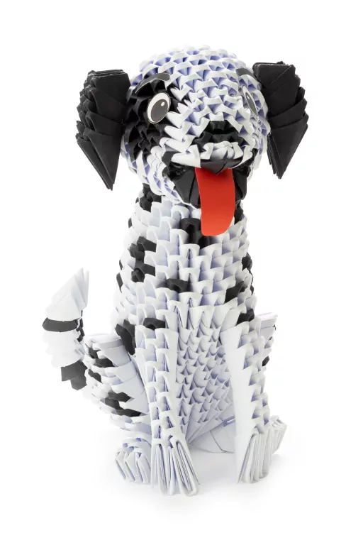 Origami 3D dalmatyńczyk/dalmatian - tantis.pl