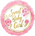 Balon foliowy Sweet Baby Girl 46cm - tantis.pl