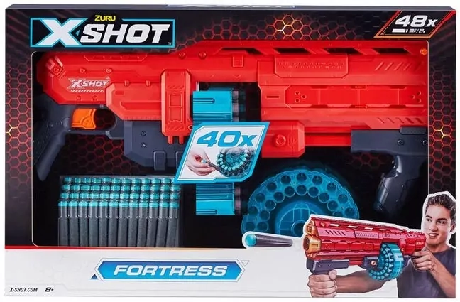 X-SHOT. Excel Fortress. Wyrzutnia 48 strzałek - tantis.pl