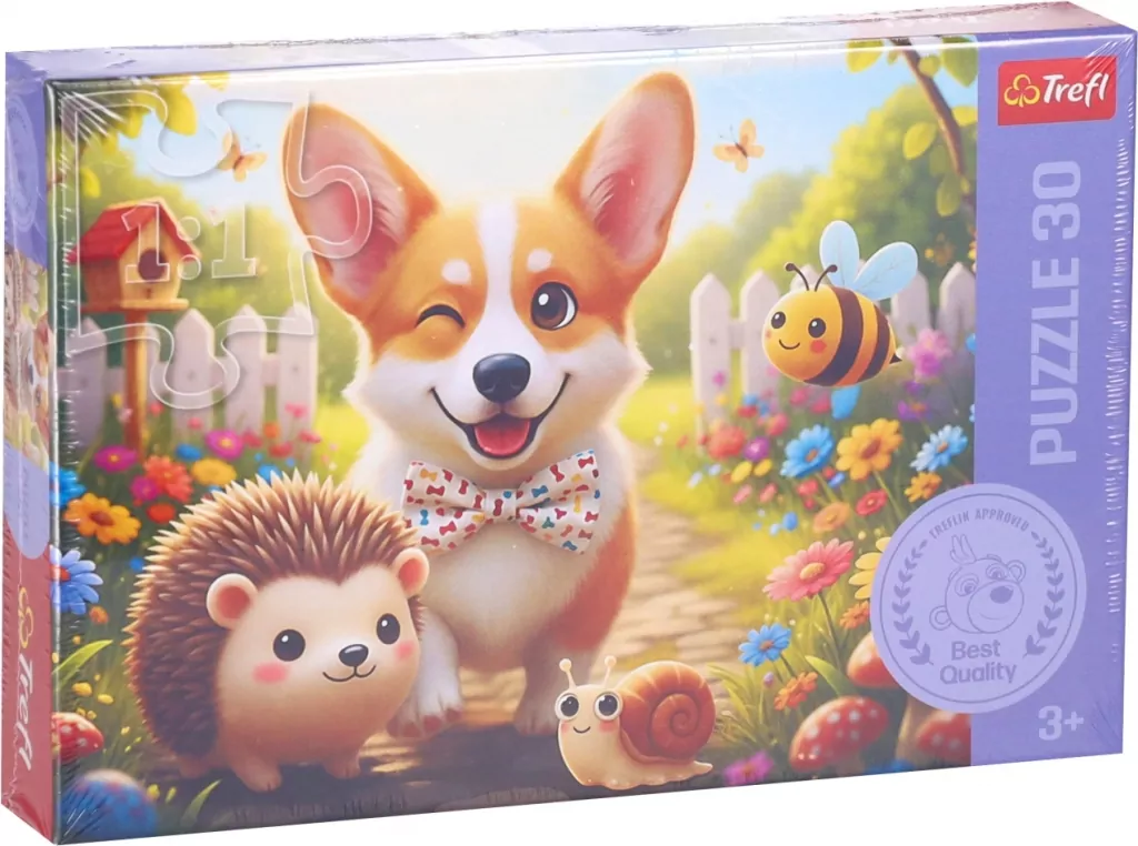 Puzzle 30 Dzień z Corgim TREFL - tantis.pl