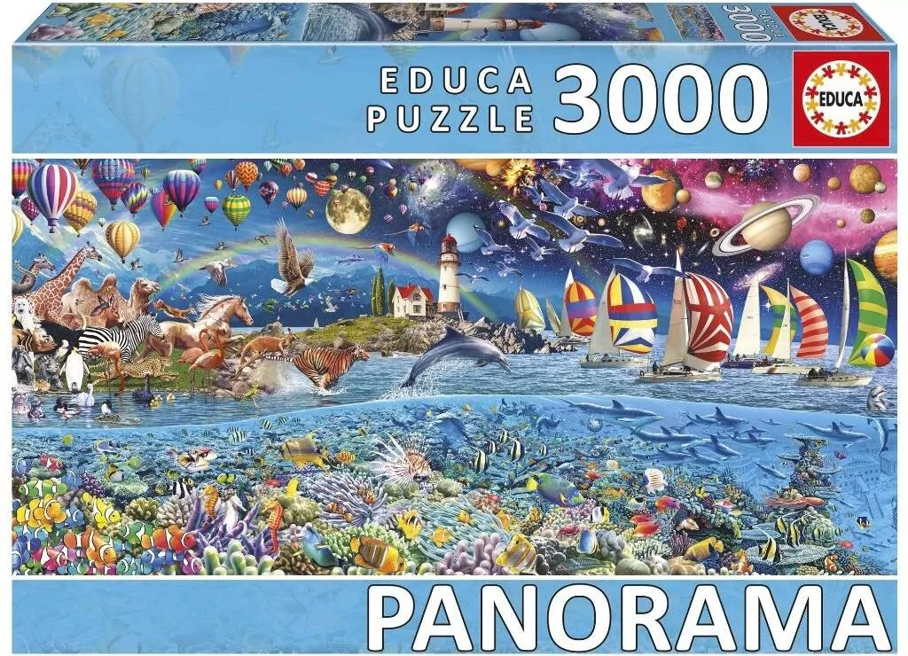Puzzle 3000 Życie panorama - tantis.pl