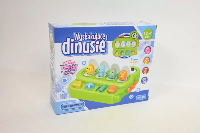 Wyskakujące Dinozaury E-edu. Gra manipulacyjna - tantis.pl
