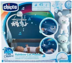 Karuzela Rainbow 3w1 niebieska