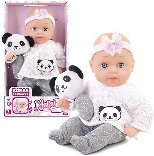 Artyk. Lalka Natalia bobas z zabawką, 33 cm - tantis.pl