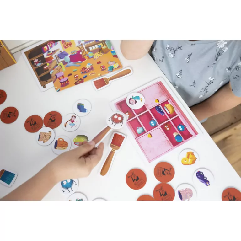 Szalone porządki. Gra edukacyjna. Kapitan Nauka - tantis.pl