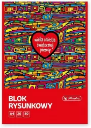 Blok rysunkowy A4/20K biały WOŚP