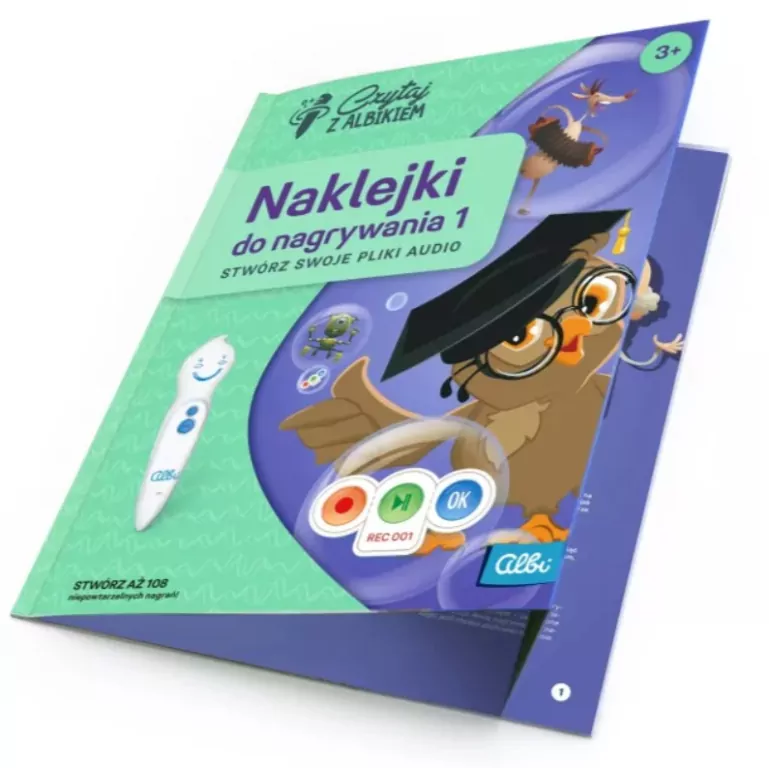 Naklejki do nagrywania. Czytaj z Albikiem - tantis.pl