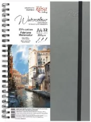 Szkicownik do akwareli na spirali A4 32 ark