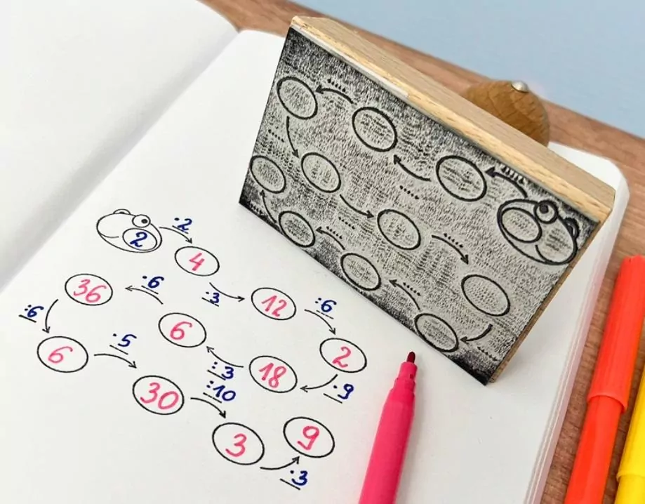 Stempel wąż matematyczny - tantis.pl