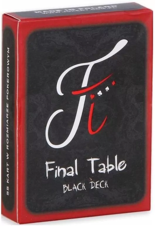 Karty Black Deck FINAL TABLE - tantis.pl