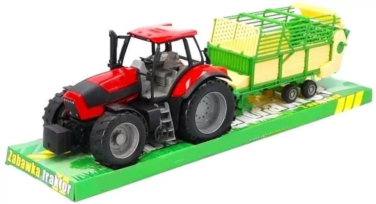Traktor z przyczepą samozbierającą - tantis.pl