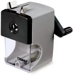 Temperówka na korbkę szara