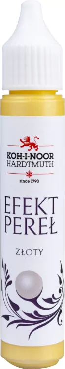 Pisak z efektem perłowym złoty, 30ml - tantis.pl
