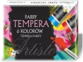 Farby tempera 6 kolorów w tubie - tantis.pl