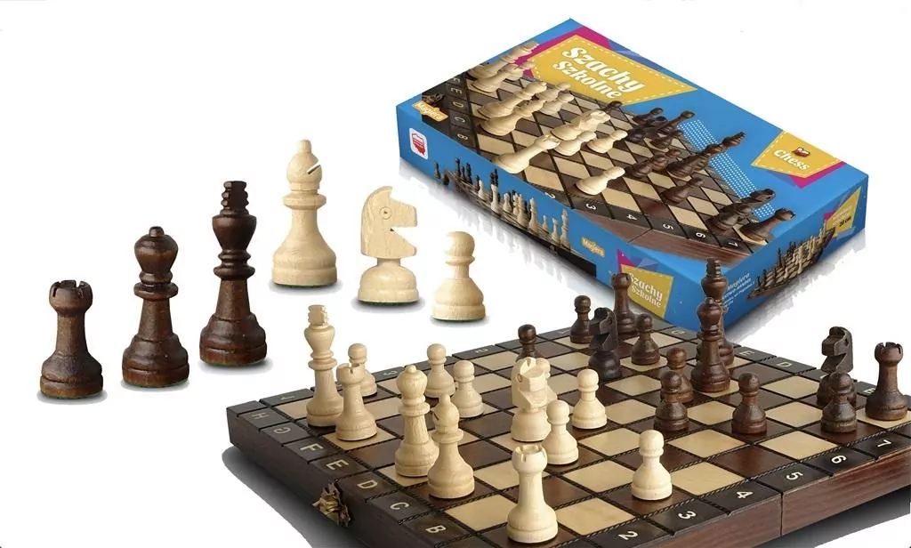 Magiera. Szachy szkolne 29cm - tantis.pl