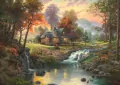Puzzle 1000 PQ T. Kinkade Górskie zacisze 103424 - tantis.pl