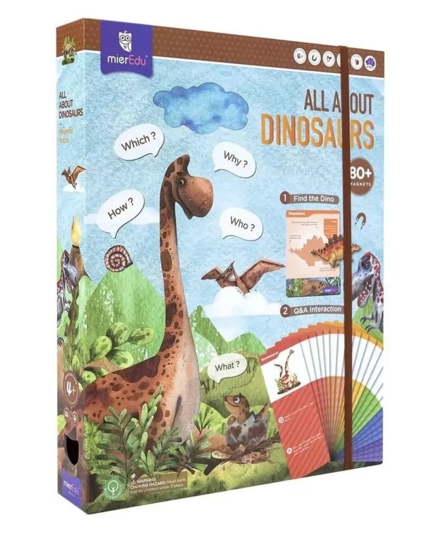 Puzzle magnetyczne Wszystko o dinozaurach - tantis.pl
