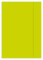 Teczka z gumką A4+ Fluo limonkowa - tantis.pl