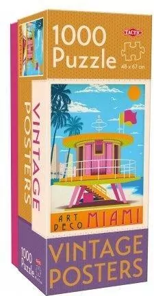 Puzzle 1000. Vintage Miami - tantis.pl